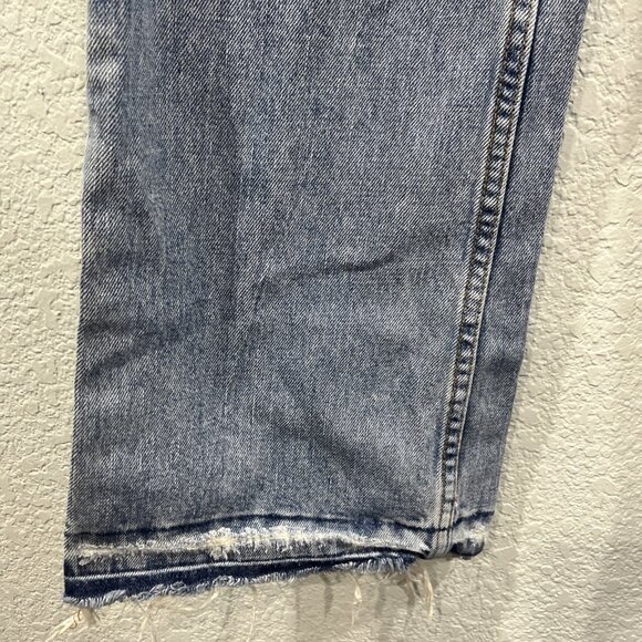 American Eagle Vtg Y2K Jeans Womens Sz 6 Distressed Low rise Boyfriend Bootcut - Picture 4 of 13